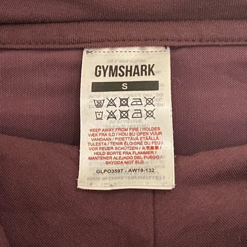 Gymshark Burgundy Hoodie - Picture 6 of 8